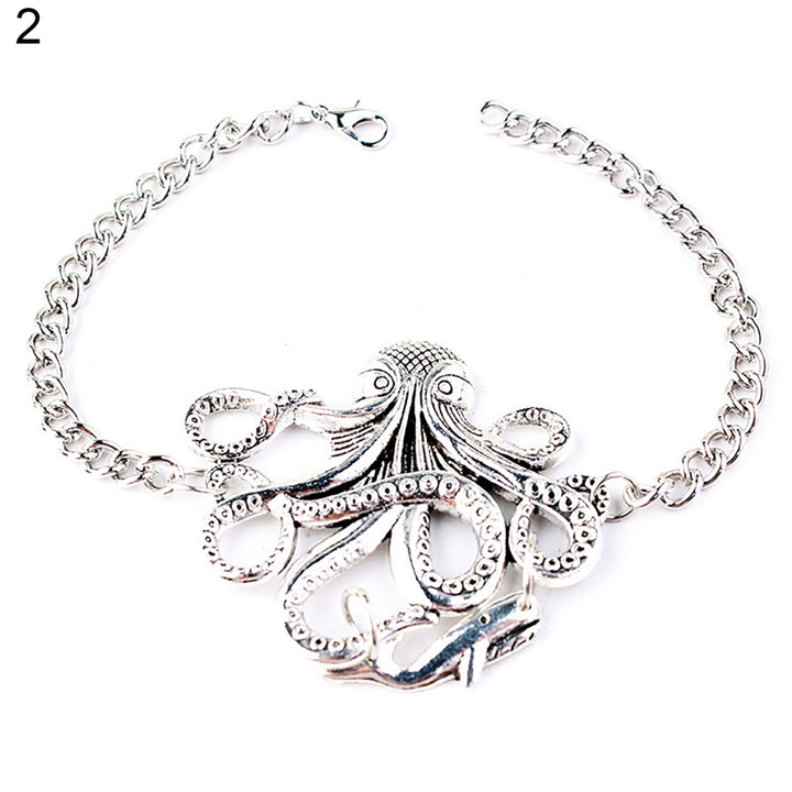 Cool Unisex Alloy Octopus Design Bracelet Jewelry Chain Wedding Accessories Image 3