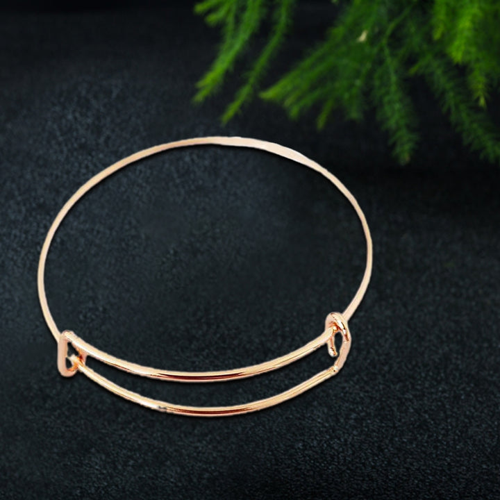 Women Simple Adjustable All-match Slidable Bangle Bracelet Jewelry Accessory Image 4