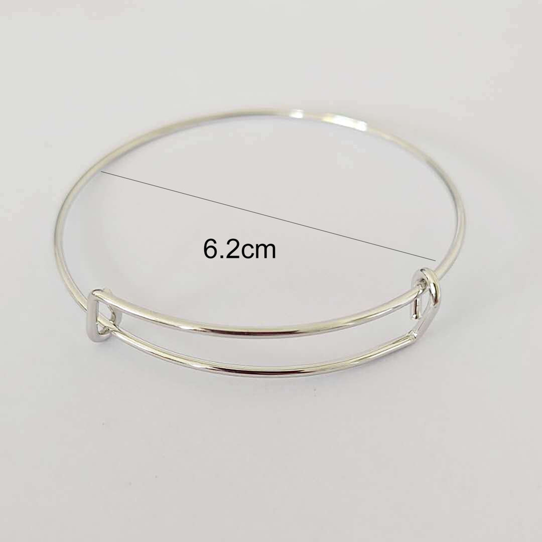 Women Simple Adjustable All-match Slidable Bangle Bracelet Jewelry Accessory Image 4