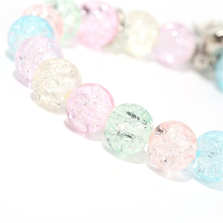 Ice Crack Bracelet Fadeless Waterproof Coloured Glaze Ice Crack Korean Style Bracelet for Gift Image 12