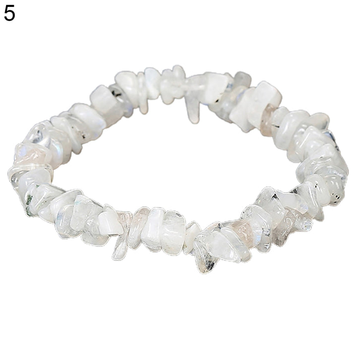 Couples Bracelet Non-Fading Versatile Stone Stretchable Chips Beads Bracelet Jewelry Gift Image 6