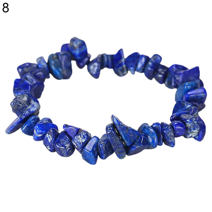 Couples Bracelet Non-Fading Versatile Stone Stretchable Chips Beads Bracelet Jewelry Gift Image 9