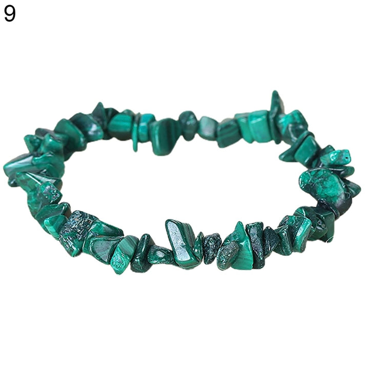 Couples Bracelet Non-Fading Versatile Stone Stretchable Chips Beads Bracelet Jewelry Gift Image 10