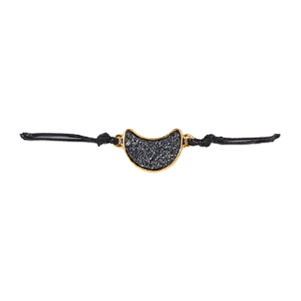 Chain Bracelet Adjustable Eye-catching Metal Sparkling Elegant Moon Beautiful Bracelet for Women Image 2