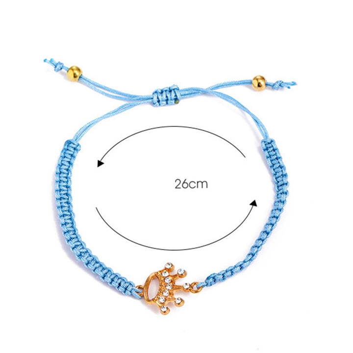 Heart Handmade Unisex Bracelet Crown Hollow Tree Bohemia Woman Men Braided Bracelet Jewelry Accessories Image 4