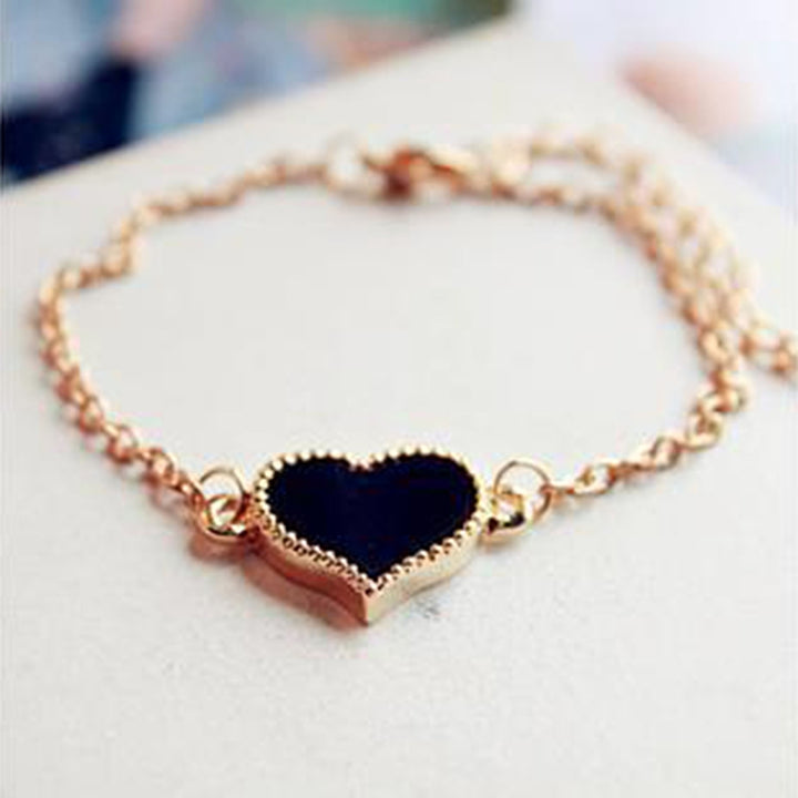 Women Bracelet Heart Dress Up Jewelry All Match Sweet Bracelet Girls Gift Image 7