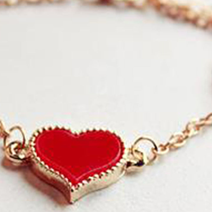 Women Bracelet Heart Dress Up Jewelry All Match Sweet Bracelet Girls Gift Image 10