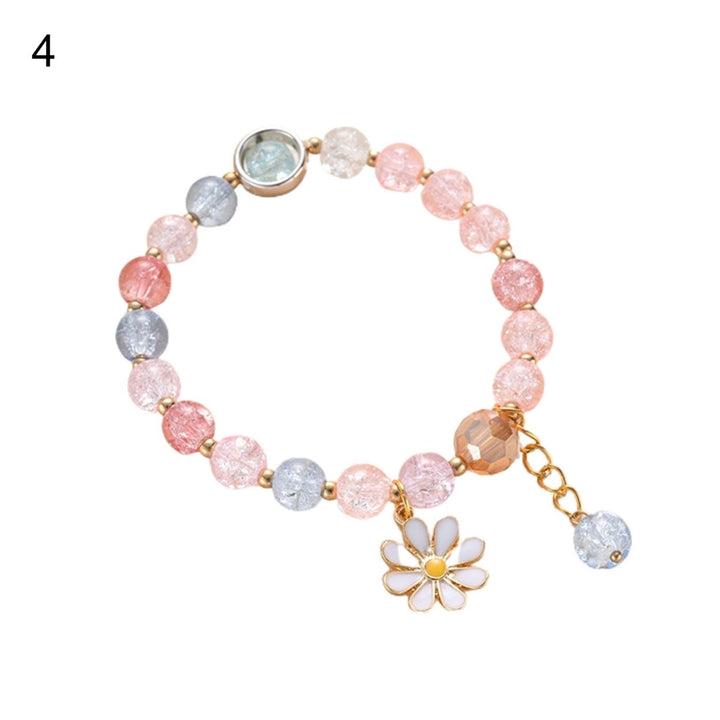 Student Bracelet Sunflower Beaded Sweet Korean Style All Match Bracelet Girls Gift Image 1