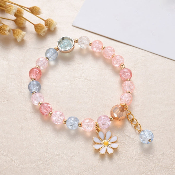 Student Bracelet Sunflower Beaded Sweet Korean Style All Match Bracelet Girls Gift Image 10