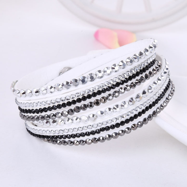 Women Bracelet Multi-layer Rhinestones Jewelry Exquisite Bohemian Bracelet for Beach Image 10