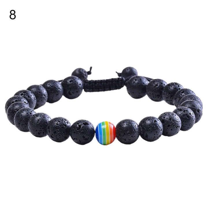 Elastic Rope Handmade Lightweight Stone Bracelet Men Women Natural Beads Bracelet Hand Decor Image 10