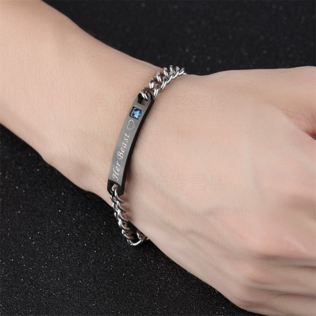 2Pcs Portable Bracelet Fine Workmanship Alloy Exquisite Decorative Jewelry Hand Chain for Home Image 3