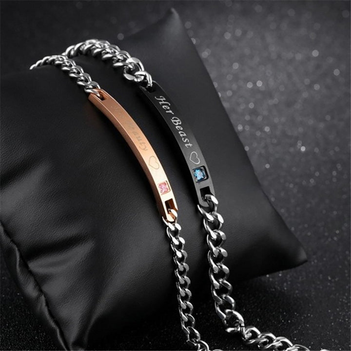 2Pcs Portable Bracelet Fine Workmanship Alloy Exquisite Decorative Jewelry Hand Chain for Home Image 7