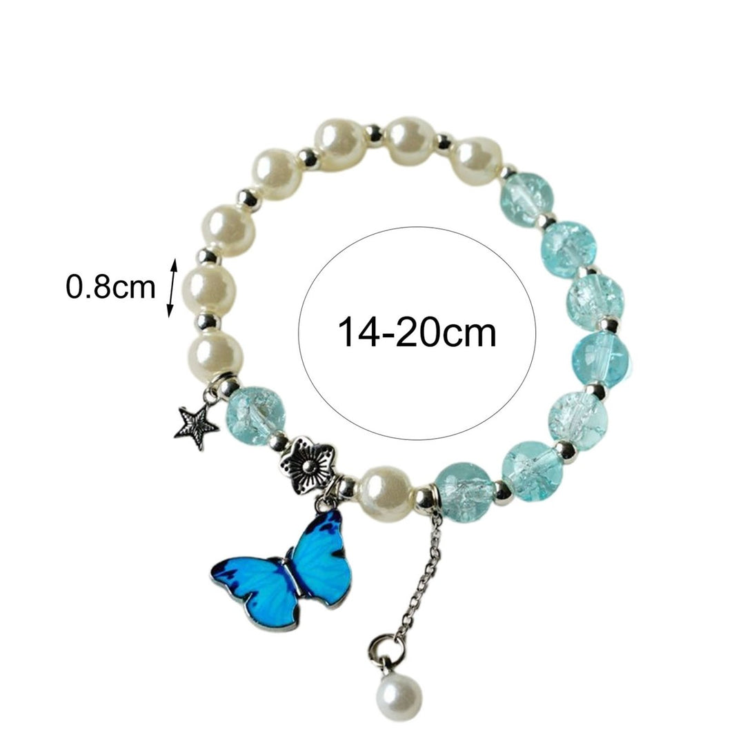 Women Bracelet Butterfly Beads Jewelry Bright Luster Long Lasting Bangle Jewellery Gift Image 10