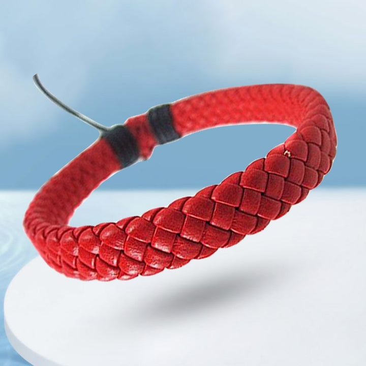 Handmade Woven Bracelet Decorative Minimalist Strong Rope Braided Wristband for Outdoor Image 9