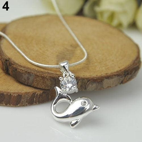 Women Jewelry 925 Sterling Silver Cubic Zirconia Crystal Pendant for Necklace Chain Image 7