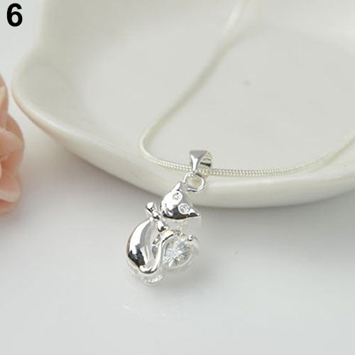 Women Jewelry 925 Sterling Silver Cubic Zirconia Crystal Pendant for Necklace Chain Image 9