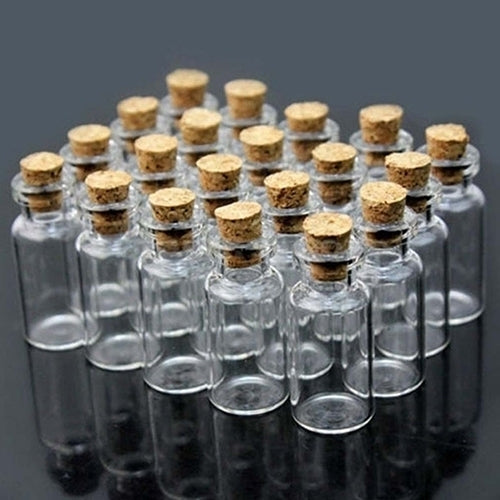 20 Pcs 23x13mm Mini Cork Stopper Jewelry Making Pendants Crafts Glass Bottles Image 1