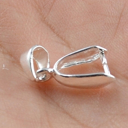 10 Pcs Silver Plated Clasps for Pendant Practical Findings Clip Jewelry Connector Image 7