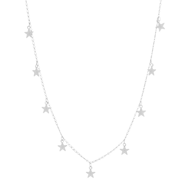 Fashion Women Five-Pointed Star Pendant Chain Choker Necklace Party Jewelry Image 3