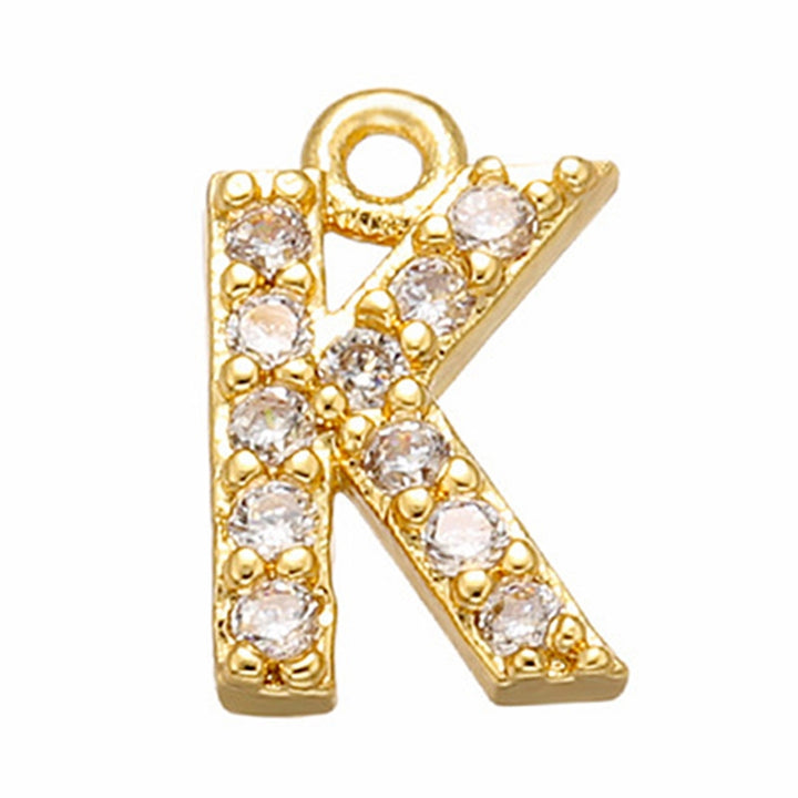 Necklace Pendant 26 Letters Rhinestones Jewelry Cute Sparkling Jewelry Pendant for Wedding Image 3