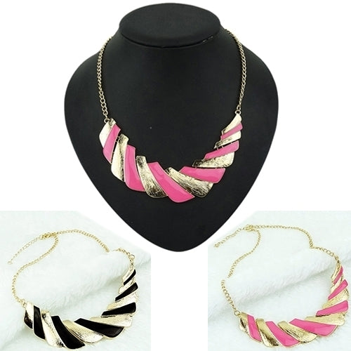 Women Lady Fashion Statement Bib Collar Pendant Necklace Xmas Jewelry Gift Image 1