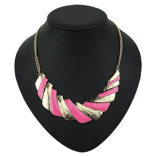 Women Lady Fashion Statement Bib Collar Pendant Necklace Xmas Jewelry Gift Image 2