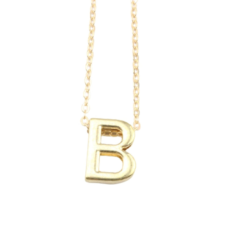 Fashion Women Jewelry DIY Letter Pendant Link Chain Charm Necklace Party Gift Image 3