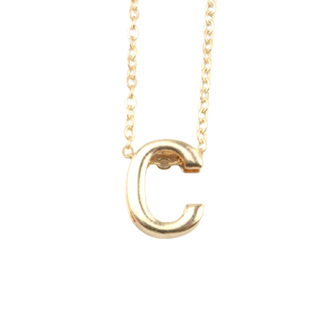 Fashion Women Jewelry DIY Letter Pendant Link Chain Charm Necklace Party Gift Image 4