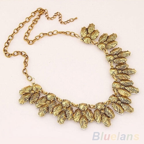 Luxury Women Shiny Rhinestone Inlaid Pendant Bib Necklace Chain Party Jewelry Image 7