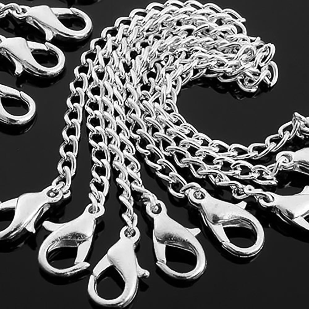 20 Pcs Fashion Silver Plated Bracelet Necklace Extenders Chain Jewelry Findings Image 2