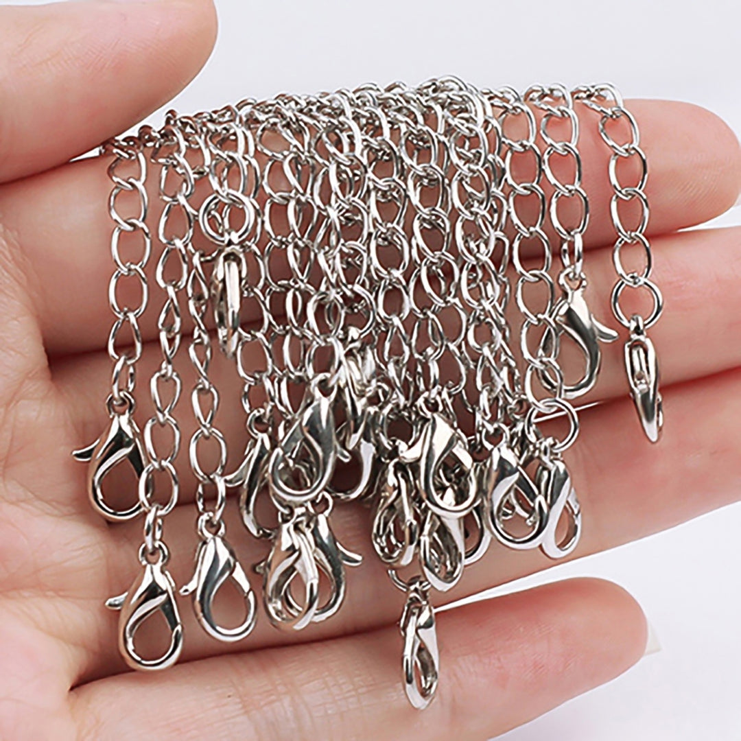 20 Pcs Fashion Silver Plated Bracelet Necklace Extenders Chain Jewelry Findings Image 4