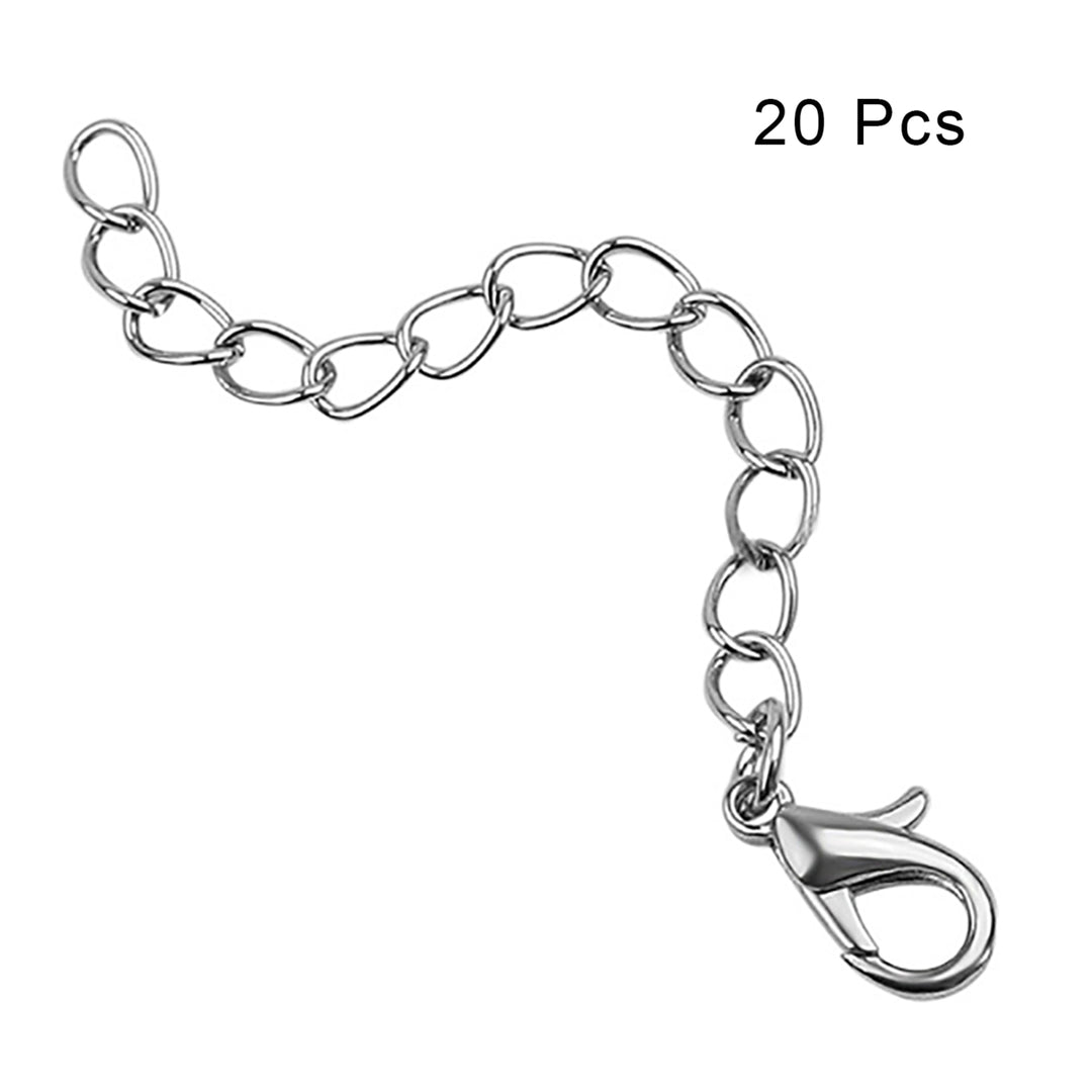 20 Pcs Fashion Silver Plated Bracelet Necklace Extenders Chain Jewelry Findings Image 7