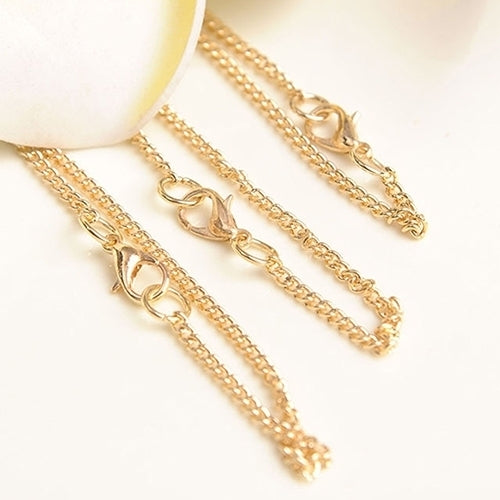 3 Pcs Gold Plated Heart Pendant Necklace Best Friends Necklaces Jewelry Gift Image 4