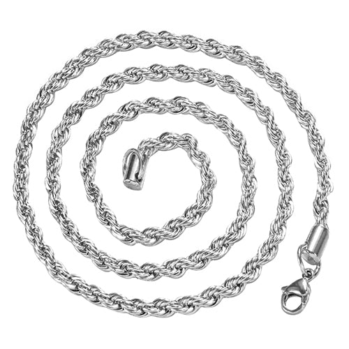 Womens Mens 925 Sterling Silver Twist Chain Necklace Charm Fashion Jewelry Image 10