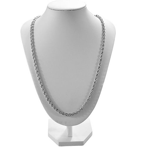 Womens Mens 925 Sterling Silver Twist Chain Necklace Charm Fashion Jewelry Image 12