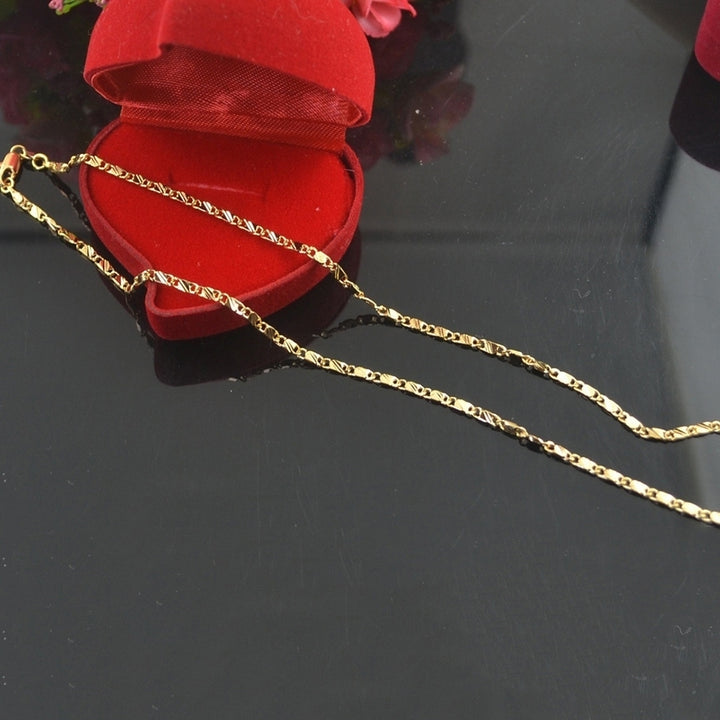 2mm Women Men Fashion 16-30 Inches No Pendant Long Box Chain Necklace Jewelry Image 6