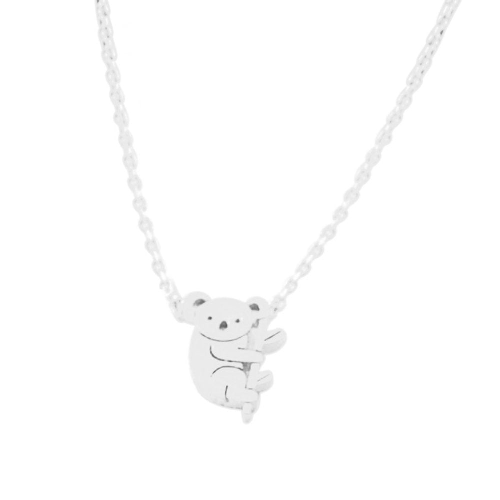 Cute Cartoon Koala Bear Animal Pendant Fashion Women Chain Necklace Jewelry Image 4