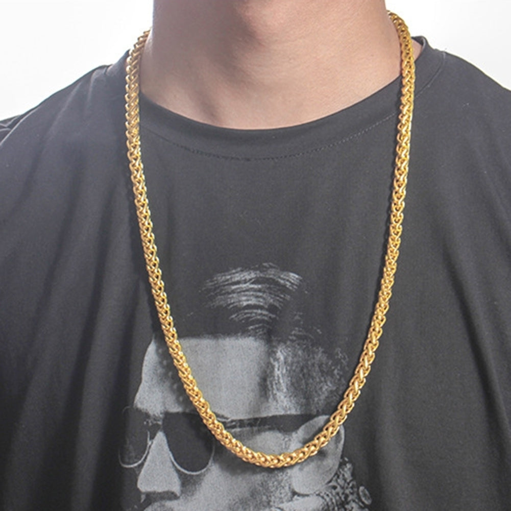 Unique Men Cuban Chain Necklace Hip Hop Theme Party Club Pub Street Jewelry Gift Image 4