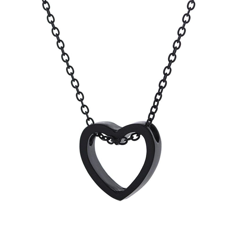 Romantic Loving Heart Pendant Hollow Necklace Party Women Lovers Jewelry Gift Image 4