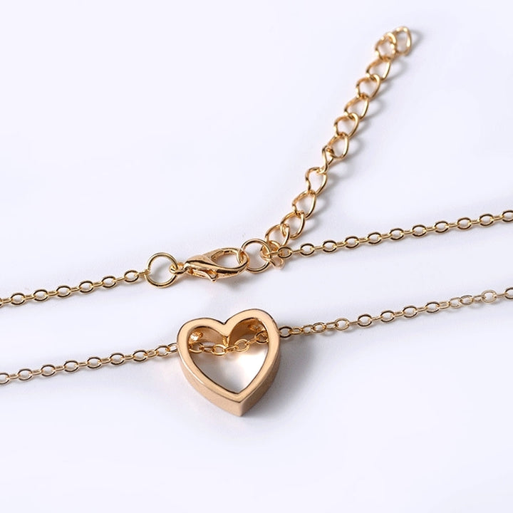 Romantic Loving Heart Pendant Hollow Necklace Party Women Lovers Jewelry Gift Image 7