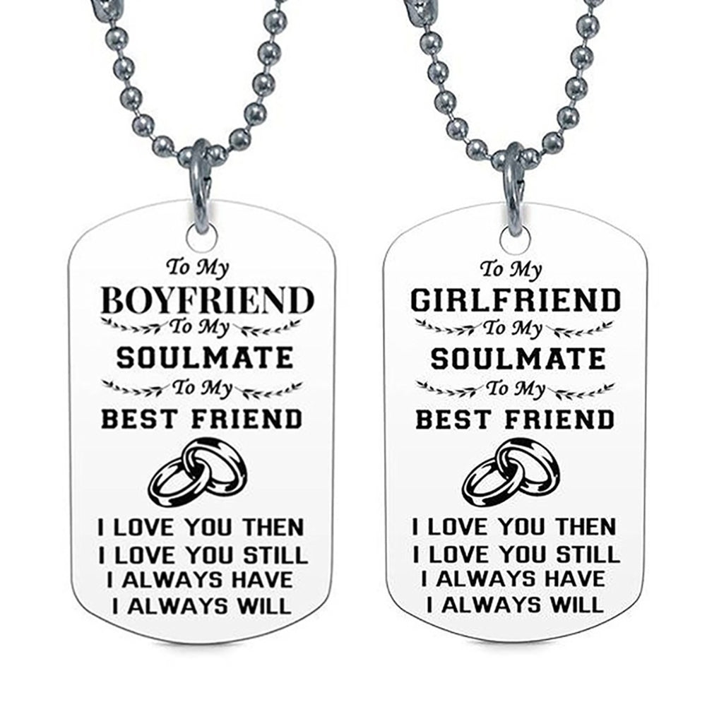 Fashion Couple Necklace Unisex Bead Boyfriend Girlfriend Husband Wife Jewelry Image 1