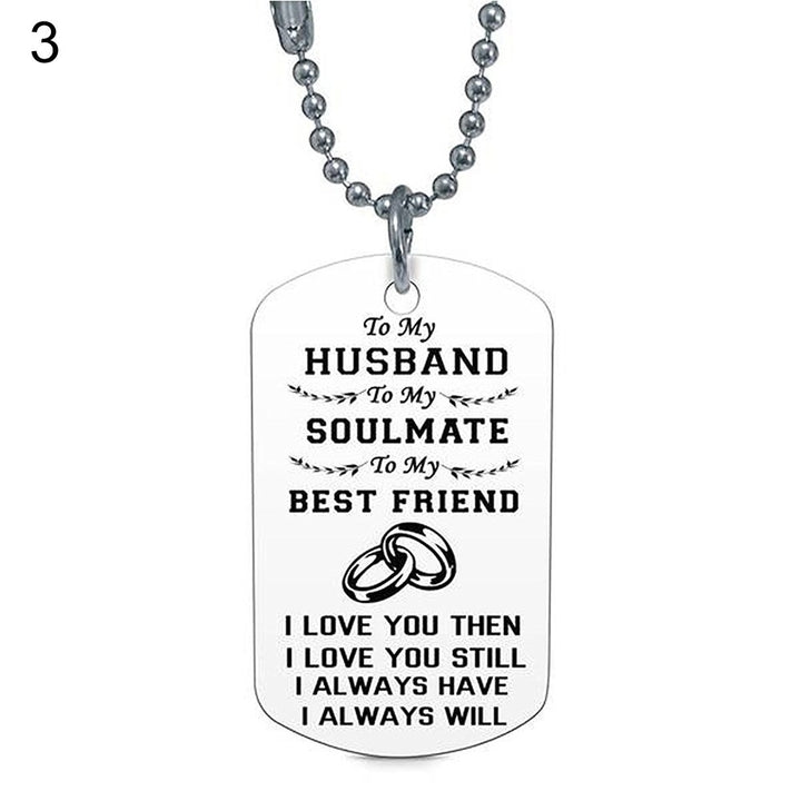 Fashion Couple Necklace Unisex Bead Boyfriend Girlfriend Husband Wife Jewelry Image 7