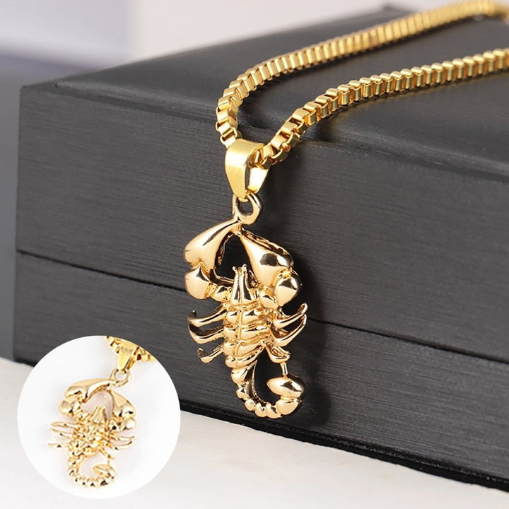 Fashion Men Women Party Jewelry Scorpions Hip-hop Unisex Pendant Necklace Gift Image 1