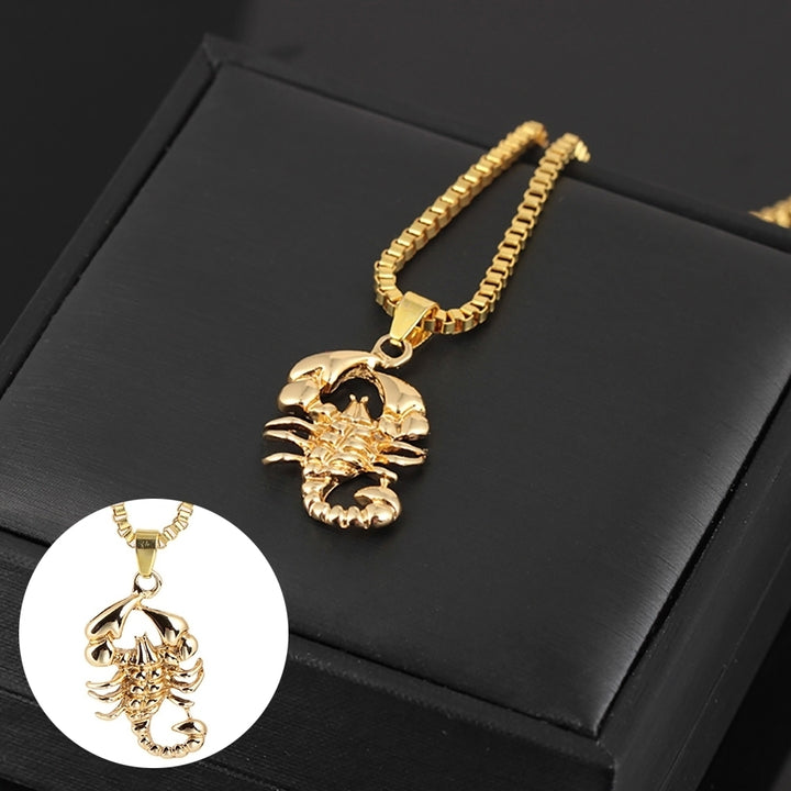 Fashion Men Women Party Jewelry Scorpions Hip-hop Unisex Pendant Necklace Gift Image 2