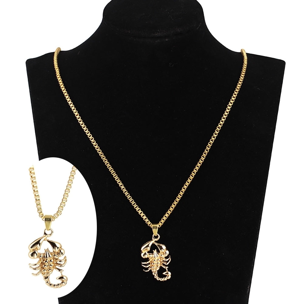 Fashion Men Women Party Jewelry Scorpions Hip-hop Unisex Pendant Necklace Gift Image 4