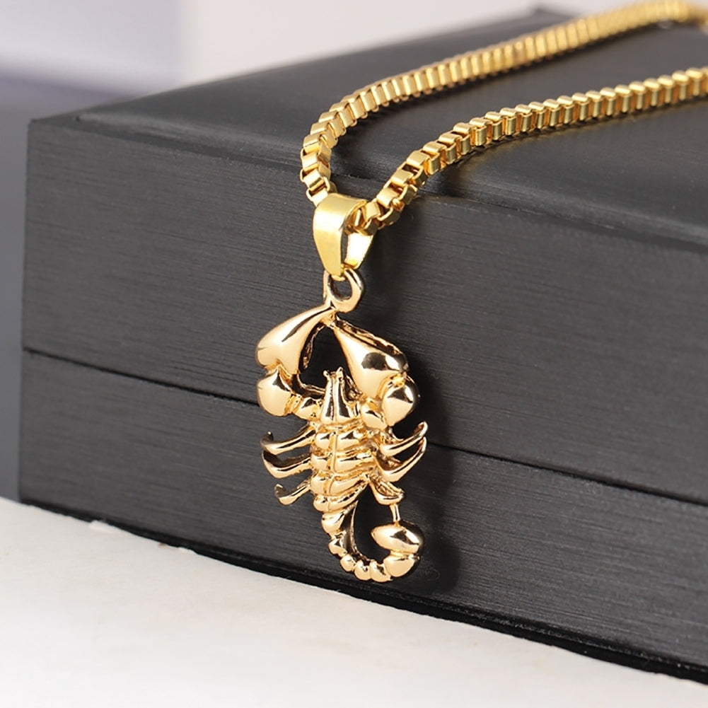 Fashion Men Women Party Jewelry Scorpions Hip-hop Unisex Pendant Necklace Gift Image 6