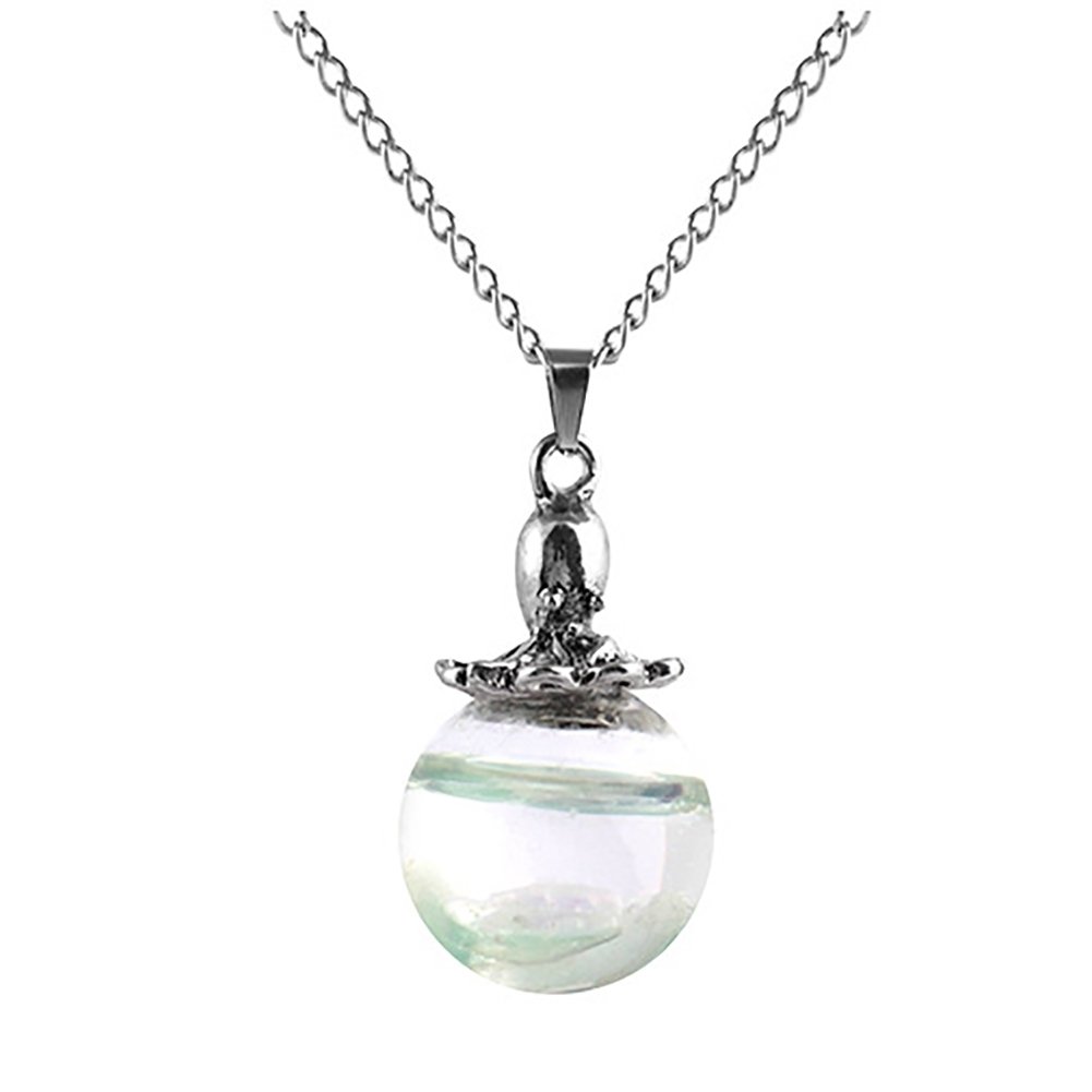 Fashion Glass Ball Pendant Octopus Faux Turquoise Womens Necklace Jewelry Gift Image 3