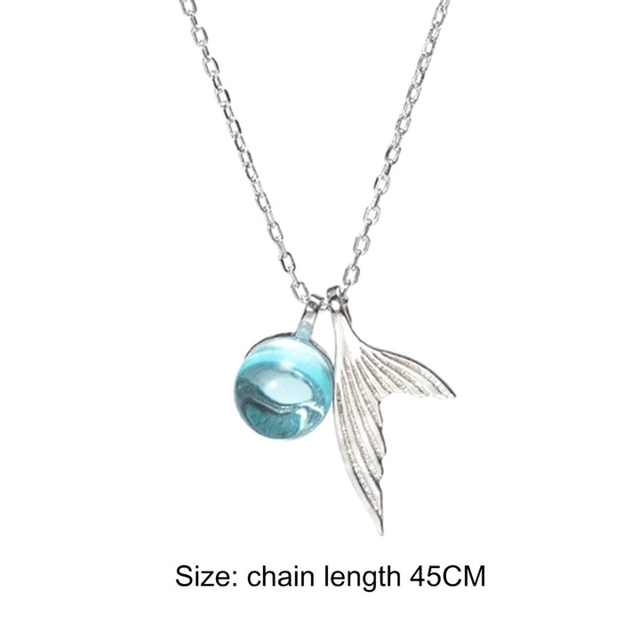 Mermaid Fish Tail Pendant Clavicle Chain Women Necklace Jewelry Accessory Gift Image 12