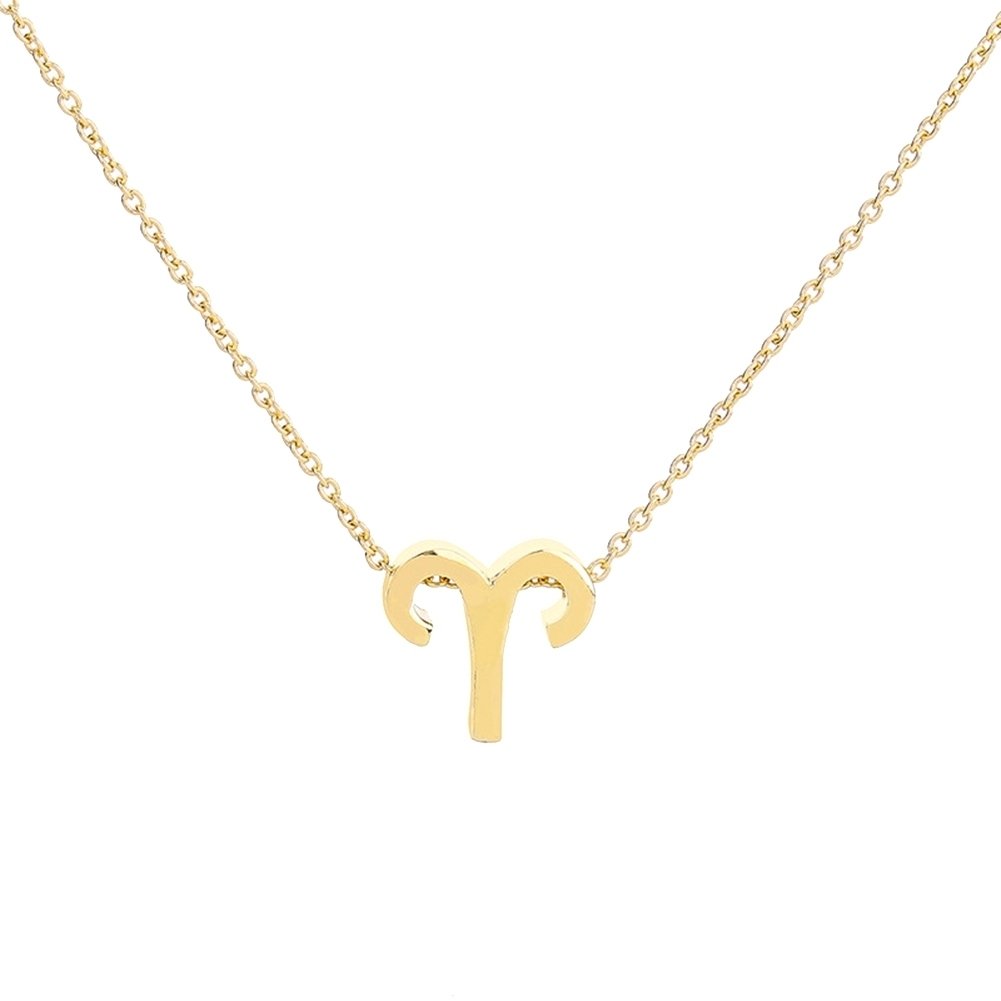 Fashion Women Twelve Constellations Pendant Clavicle Chain Necklace Jewelry Gift Image 1